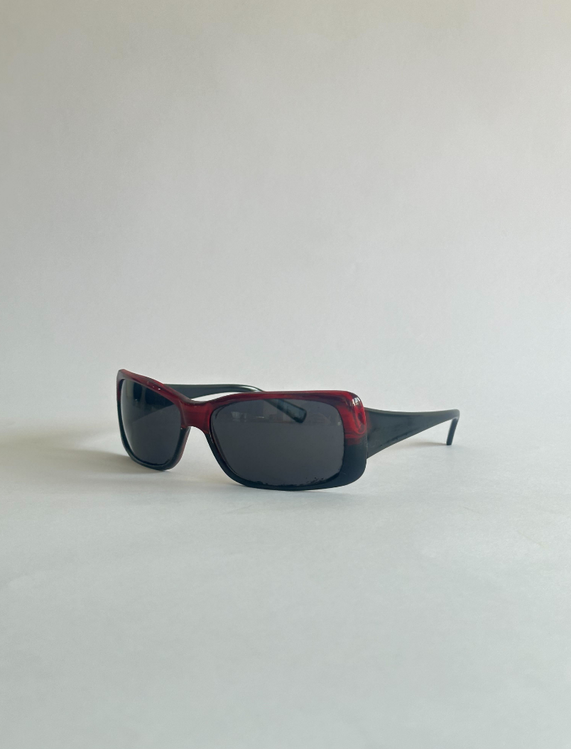 Half Red Sunglasses 04